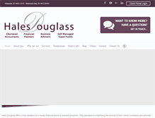 Tablet Screenshot of halesdouglass.com.au